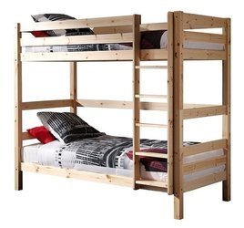Bunk bed for children 160x80 cm with a ladder on the right MORENO