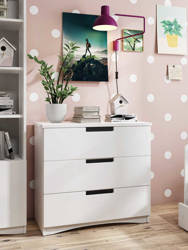 The universal chest of drawers CLASSIC for a girl or boy's room. Beautiful furniture online!